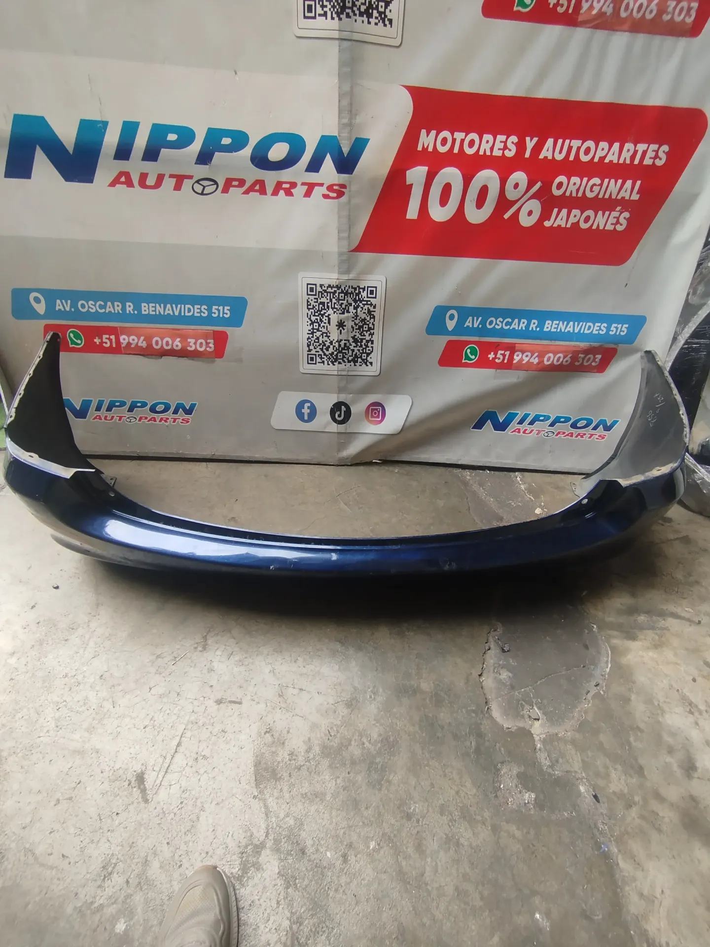 PARACHOQUE POSTERIOR TOYOTA FIELDER 2006-2012 SW NZE141G ZRE144G