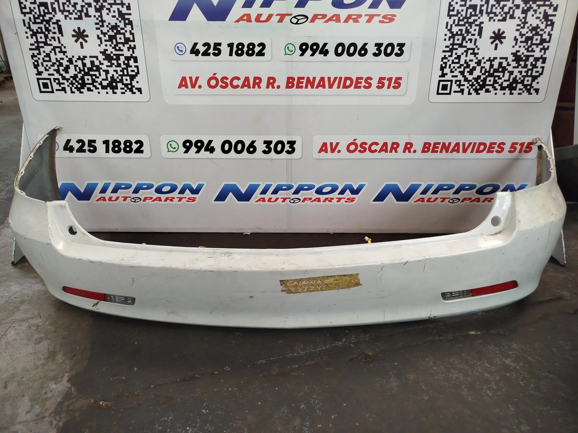 PARACHOQUE POSTERIOR TOYOTA CALDINA 2002-2007 AZT241W ZZT241W