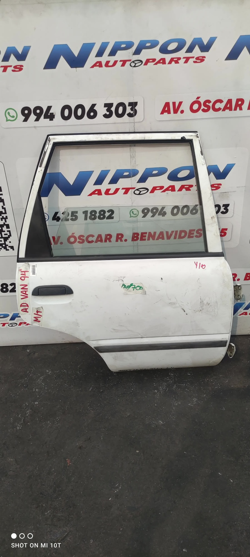 PUERTA POSTERIOR NISSAN AD VAN 1990-1999 Y10 M/T RH