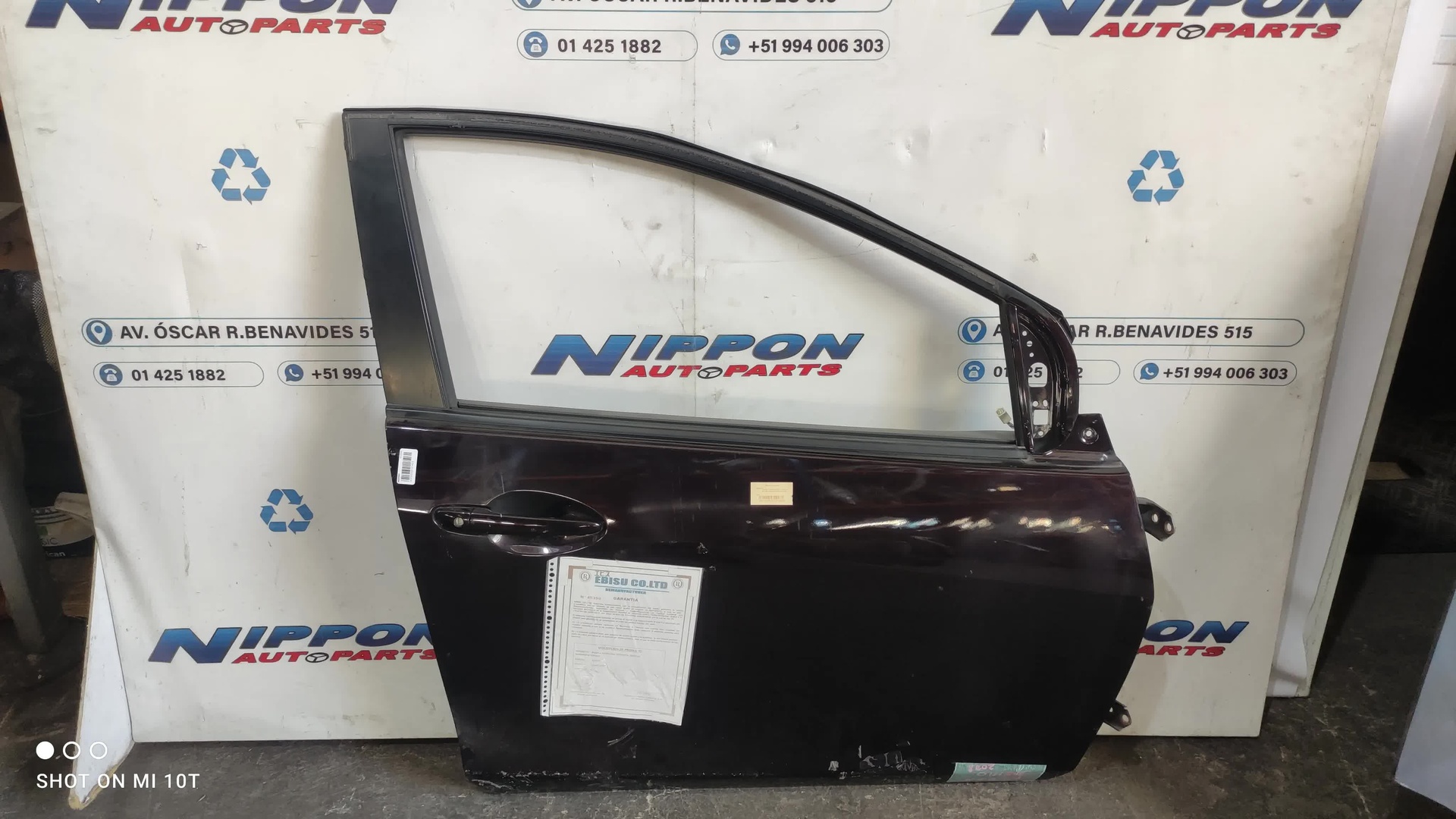 PUERTA DELANTERA MAZDA DEMIO 2007-2014 DE3FS DE5FS A/T RH