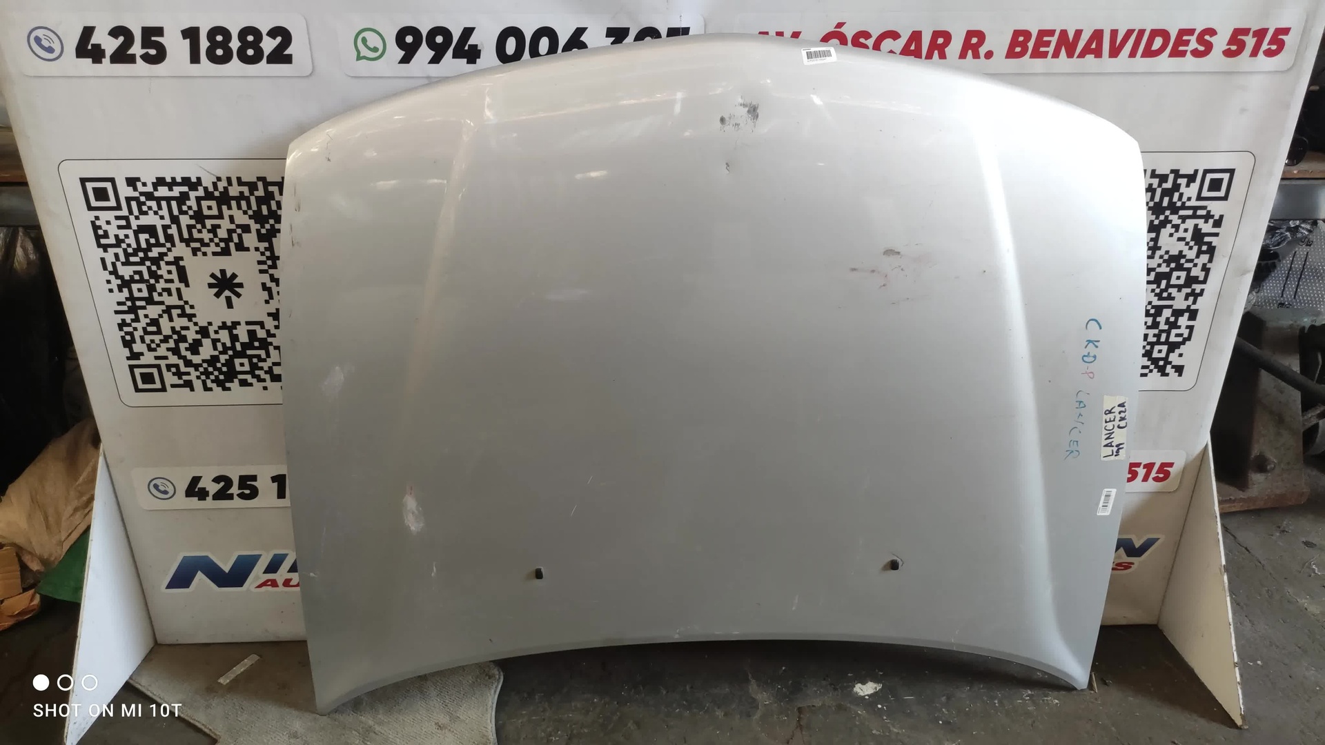 CAPOT MITSUBISHI LANCER SEDAN 1997 CK2A -