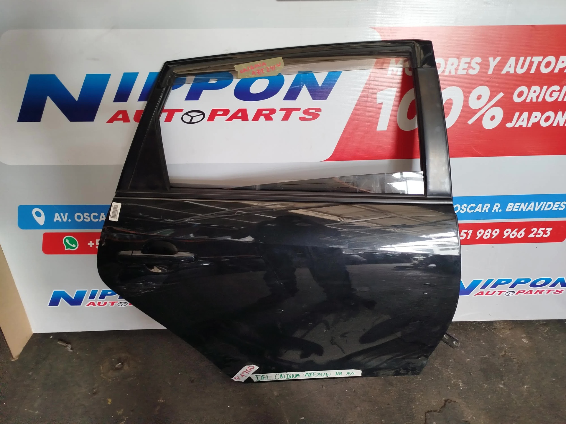 PUERTA POSTERIOR TOYOTA CALDINA 2002-2007 AZT241W ZZT241W A/T RH