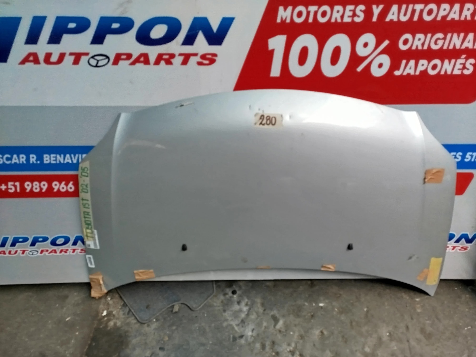 CAPOT TOYOTA IST 2002-2006 NCP65 NCP60 NCP60