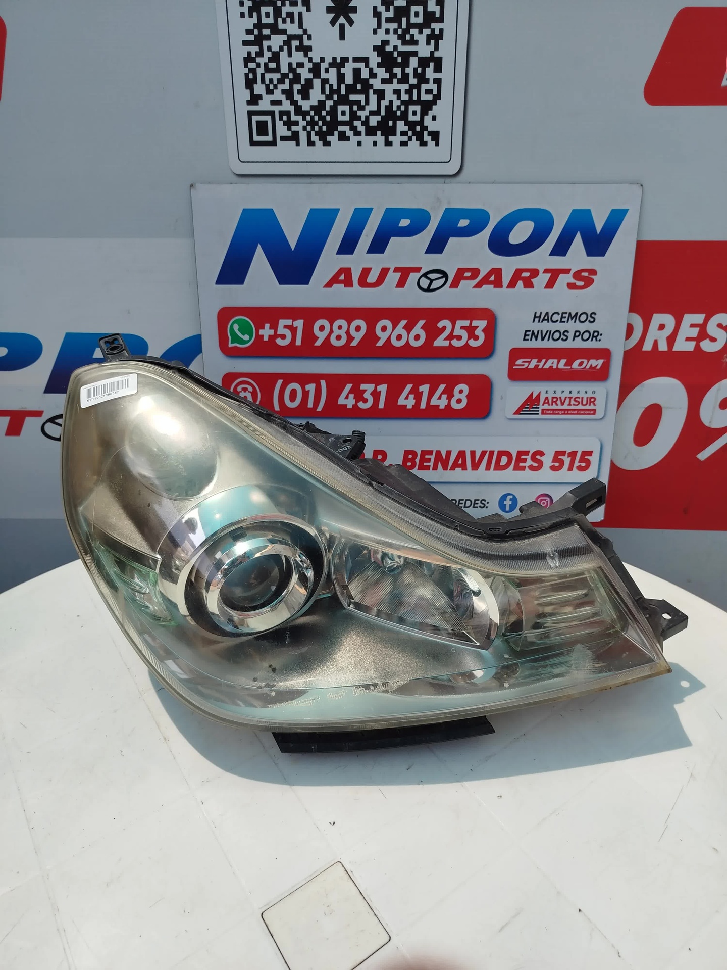 FARO DELANTERO NISSAN WINGROAD 2006-2018 Y12 1778 RH
