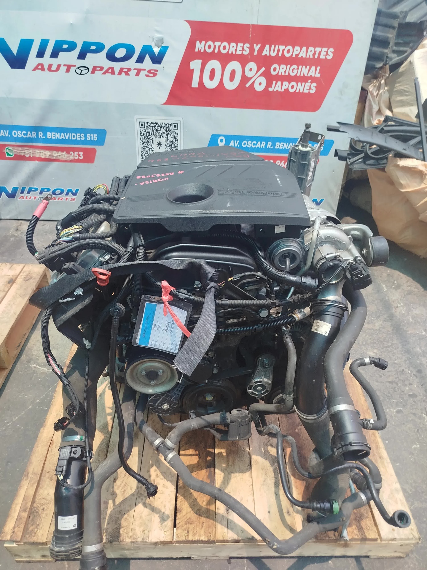 MOTOR GASOLINERO BMW N13B16 1598CC AUTOMATICO