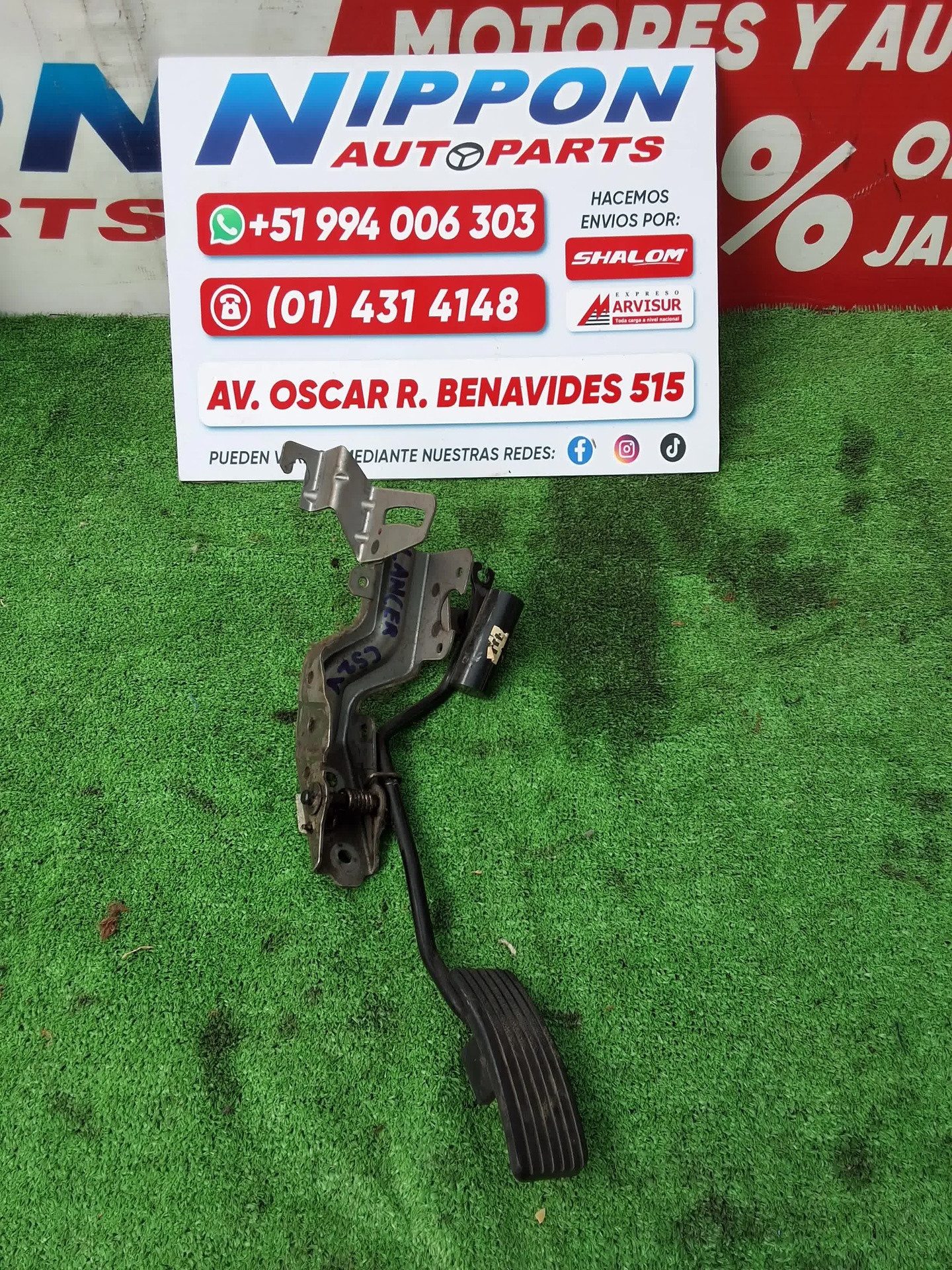 PEDAL DE ACELERADOR MITSUBISHI LANCER 2003-2008 CS2V 4G15