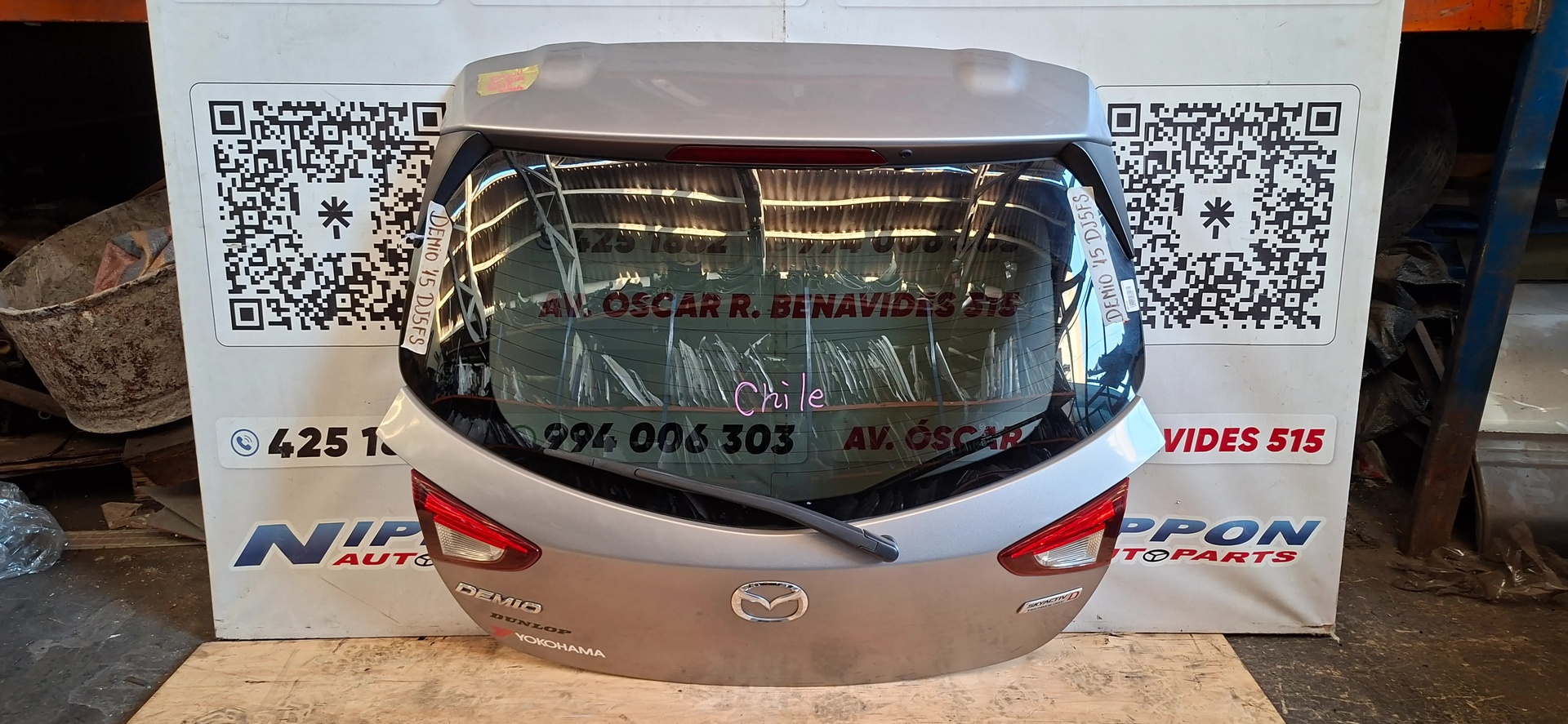 COMPUERTA MAZDA DEMIO 2014-2019 DJ3FS DJ5FS C/ALERON