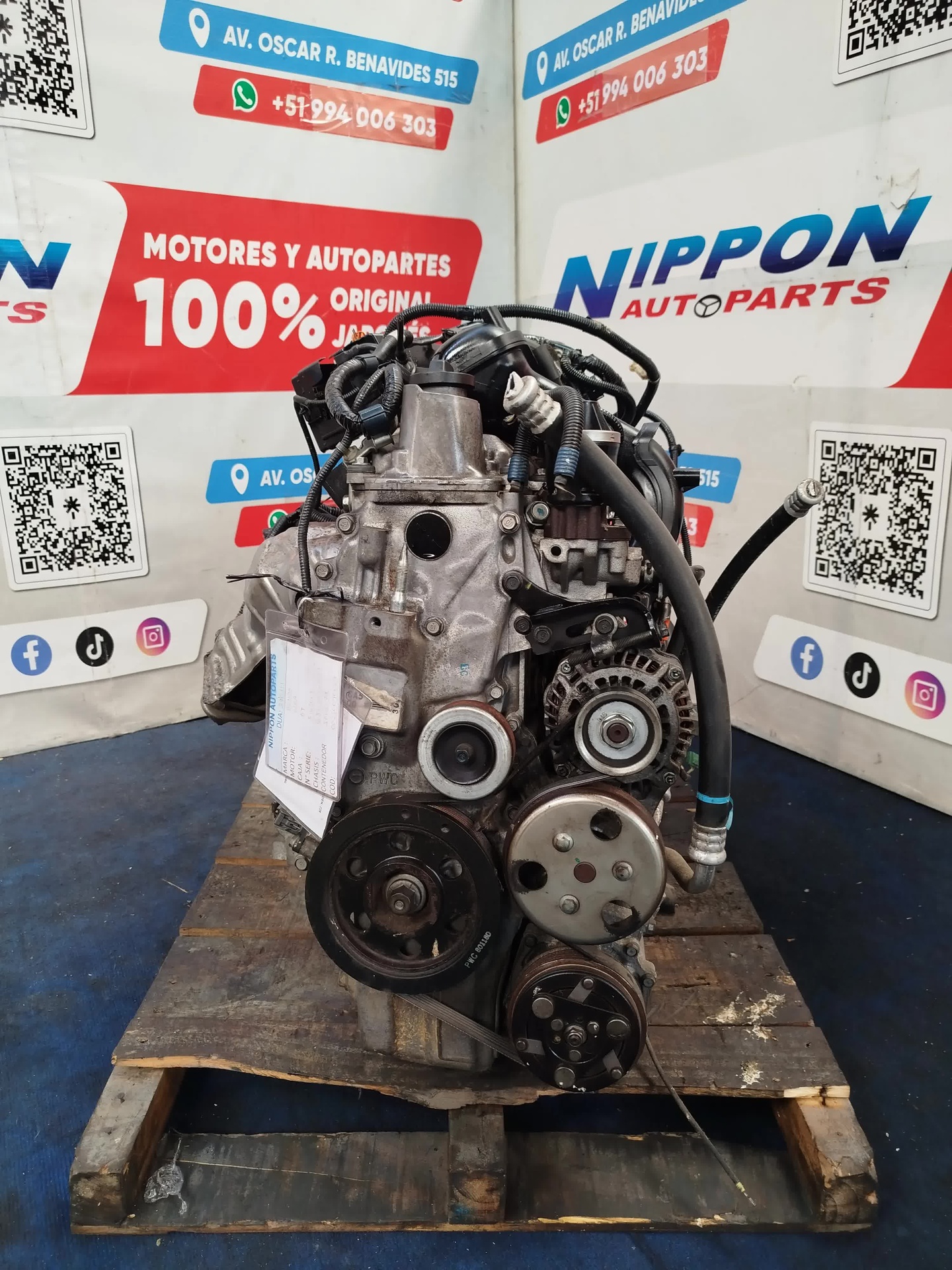 MOTOR GASOLINERO HONDA L15A 1496CC