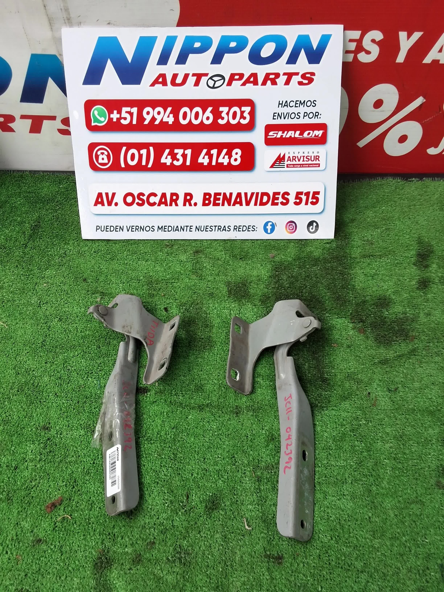 BISAGRA DE CAPOT NISSAN TIIDA 2004-2012 C11 JC11 PAR