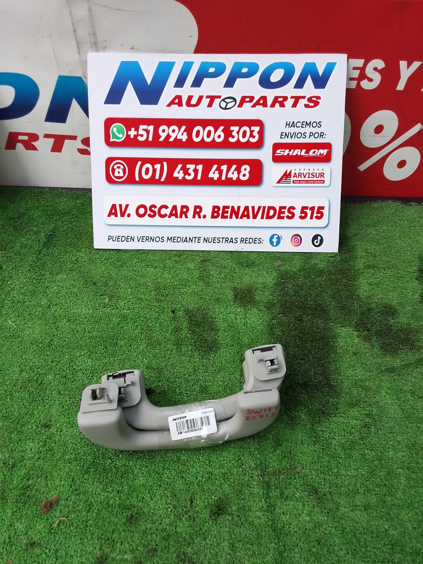 ASA AGARRADERA DE TECHO SUZUKI SWIFT 2008 ZC31S ZC32S