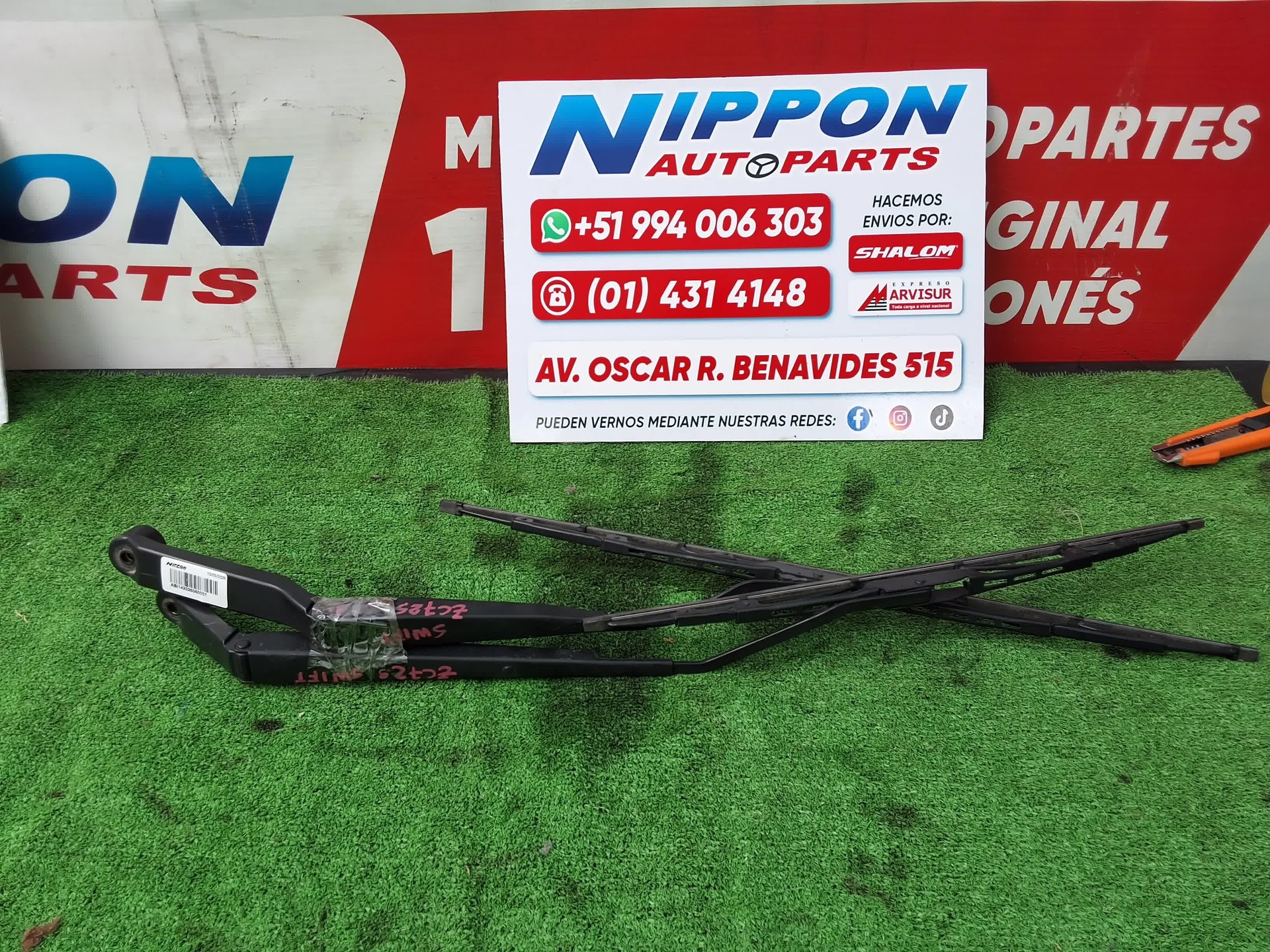 PLUMILLA LIMPIAPARABRISA SUZUKI SWIFT 2010-2017 ZC72S PAR