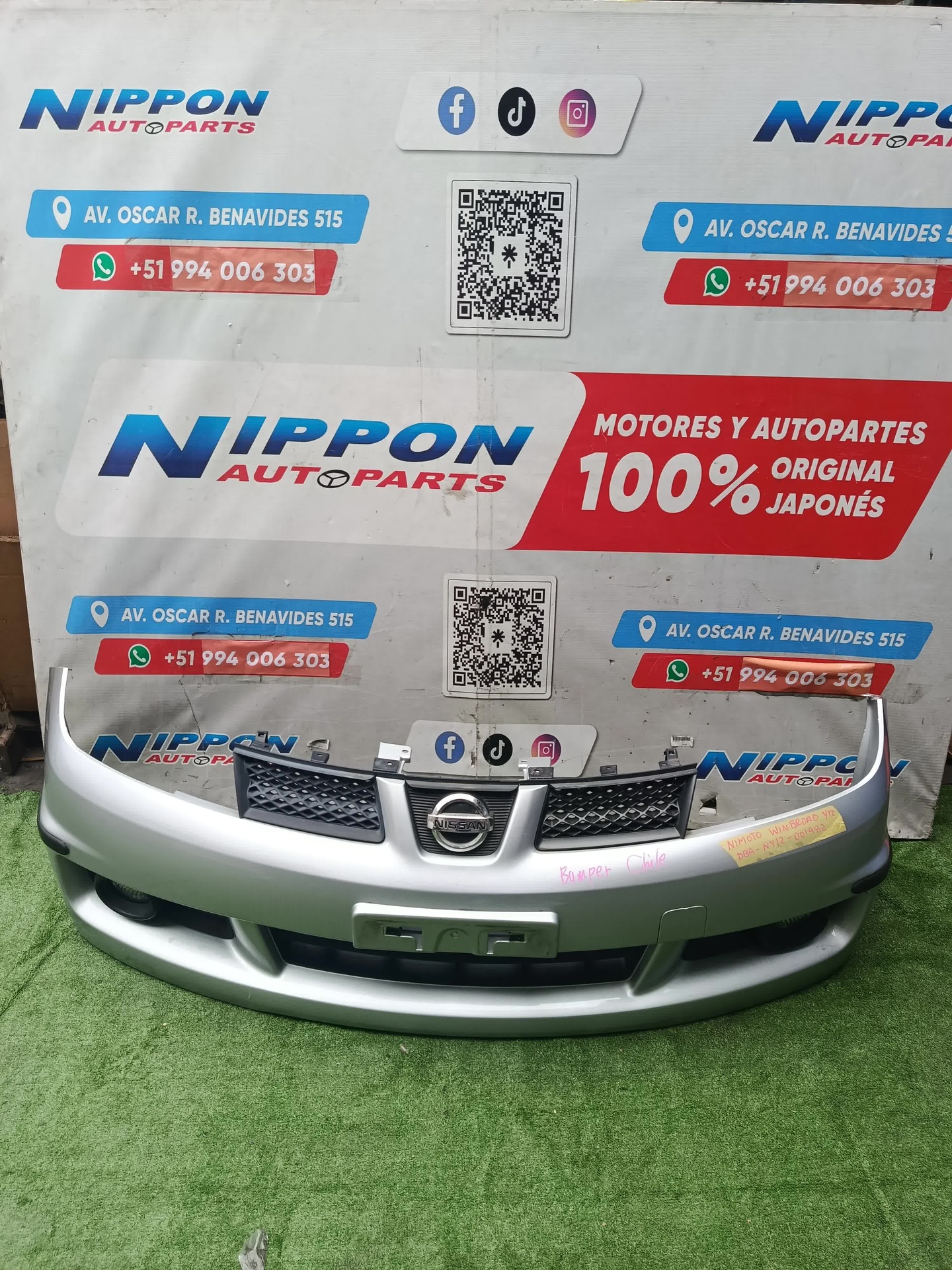 PARACHOQUE DELANTERO NISSAN WINGROAD 2006-2018 Y12