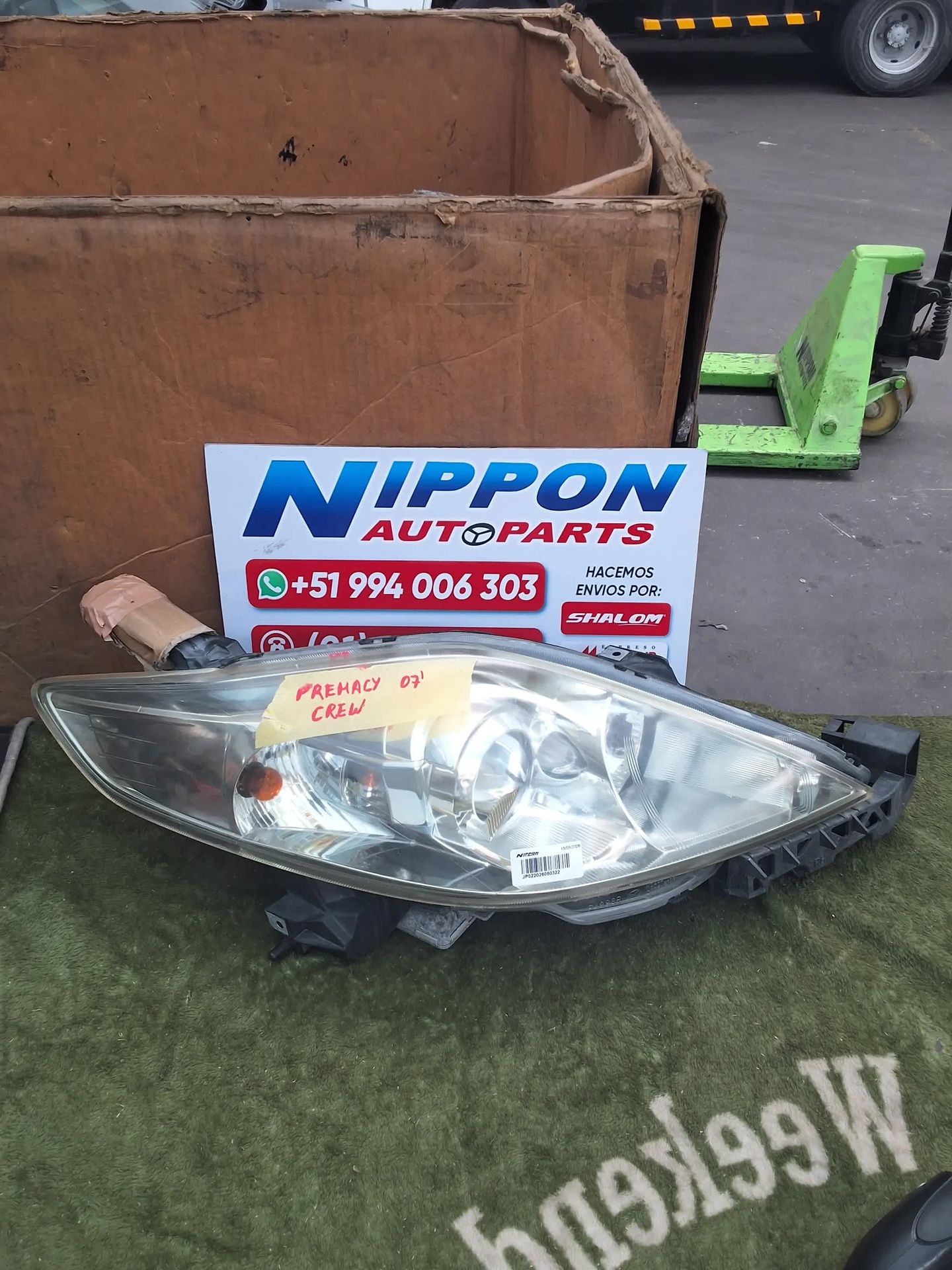 FARO DELANTERO MAZDA PREMACY 2005-2009 CREW CR3W P7137 RH