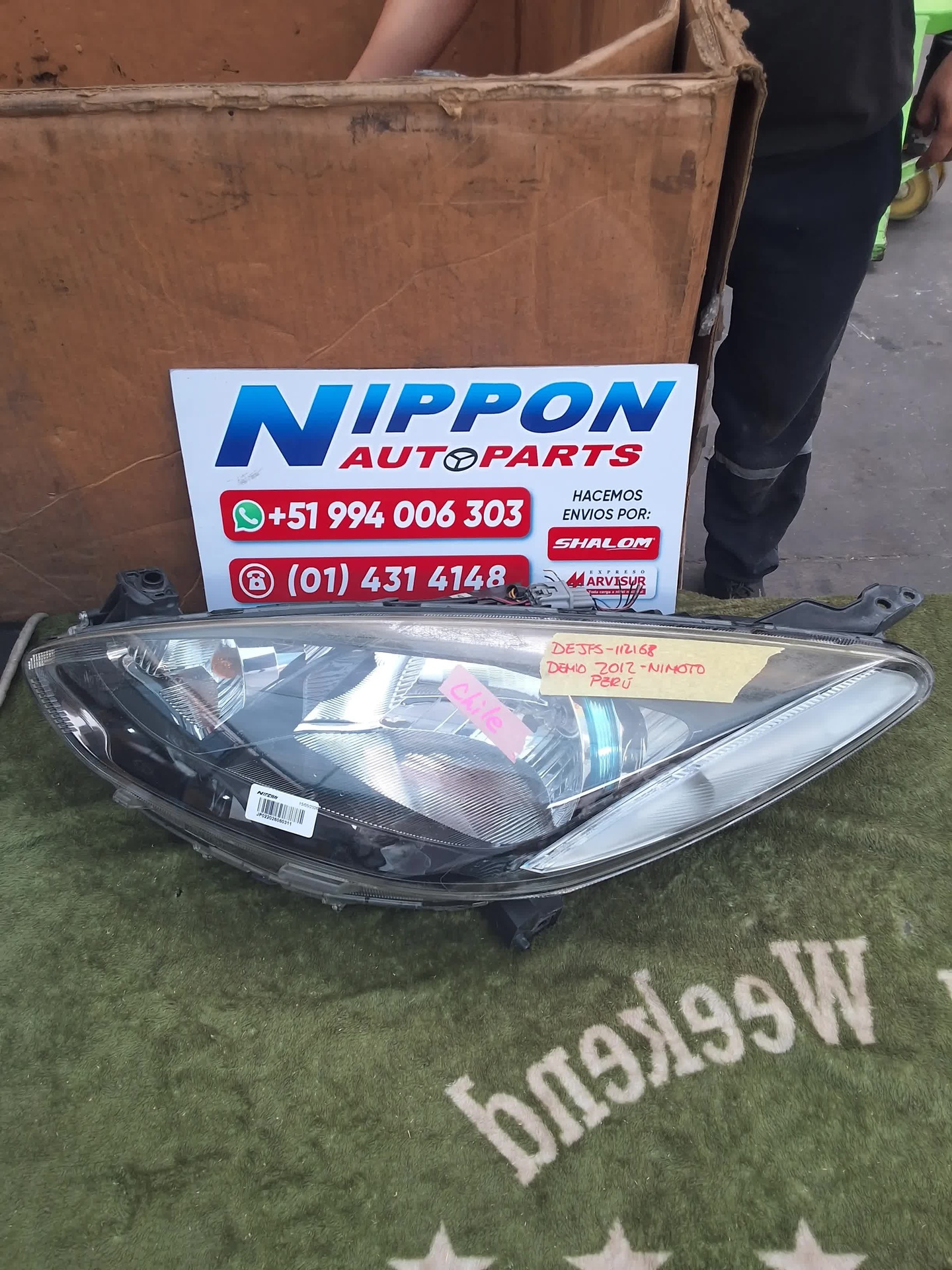 FARO DELANTERO MAZDA DEMIO 2007-2015 DE3FS DE5FS P9489 LH