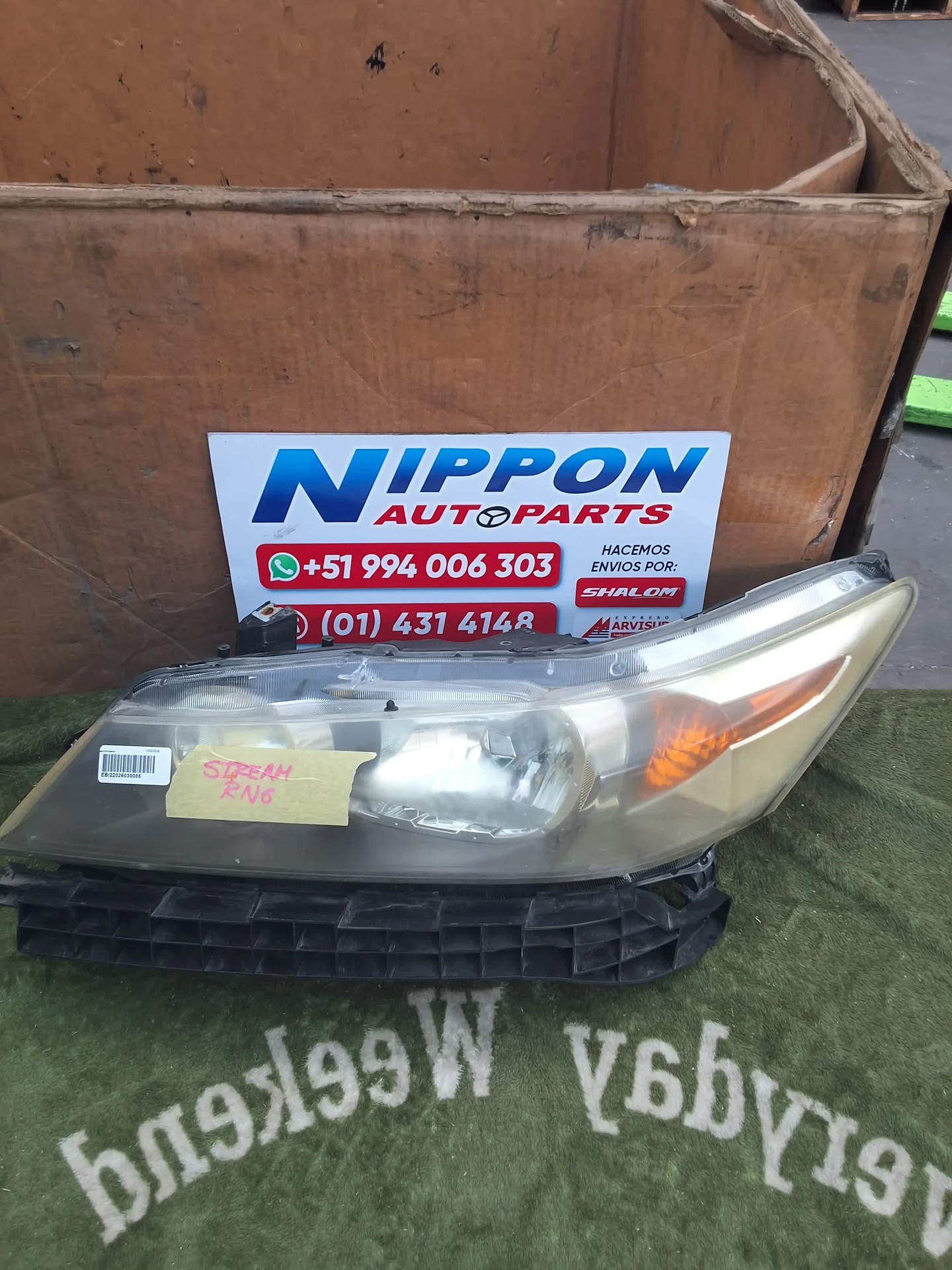 FARO DELANTERO HONDA STREAM 2007 RN6 LH 10022652