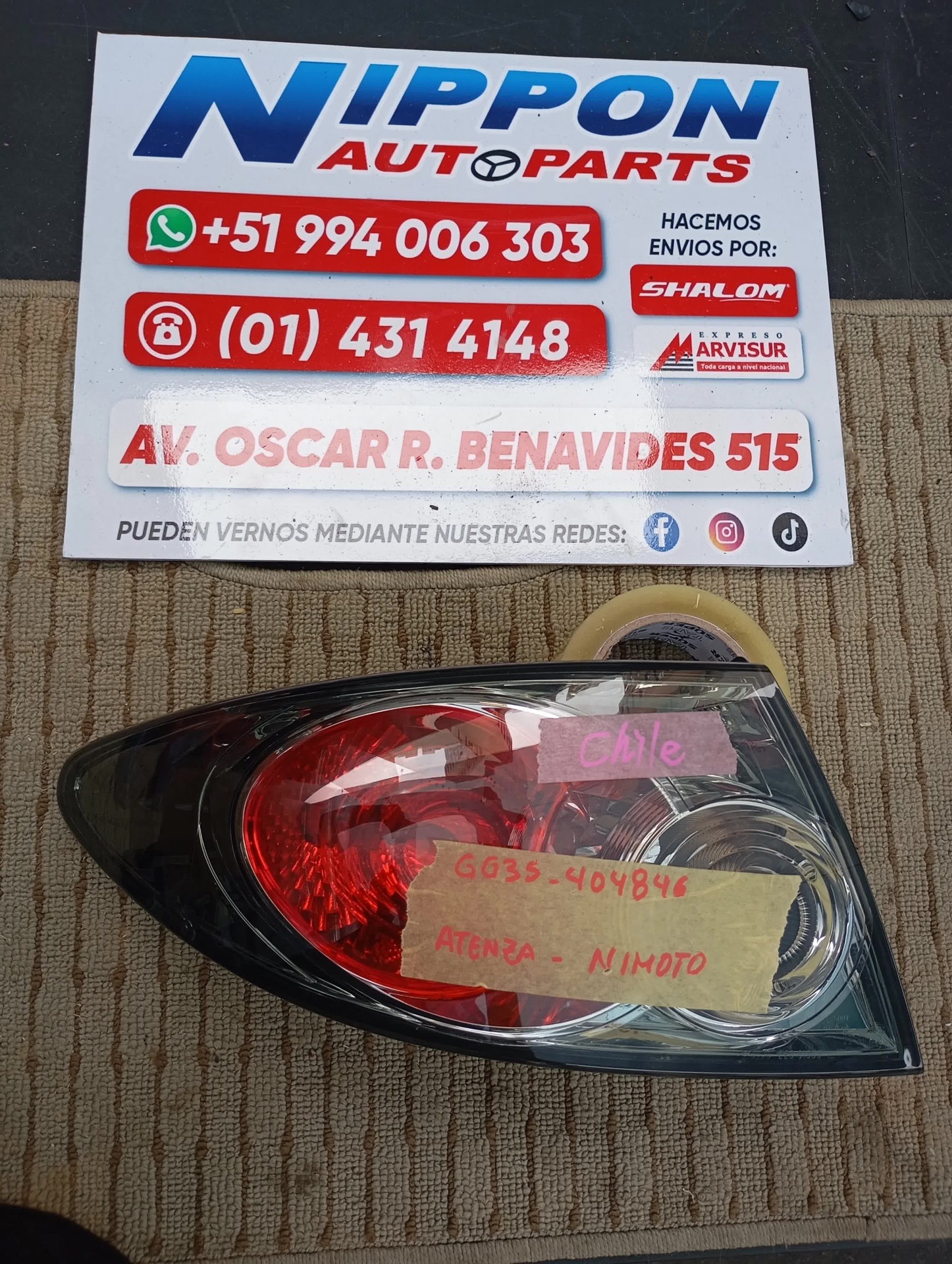 MASCARA DELANTERA TOYOTA ISIS 2004-2017 ZGM10 ZGM11