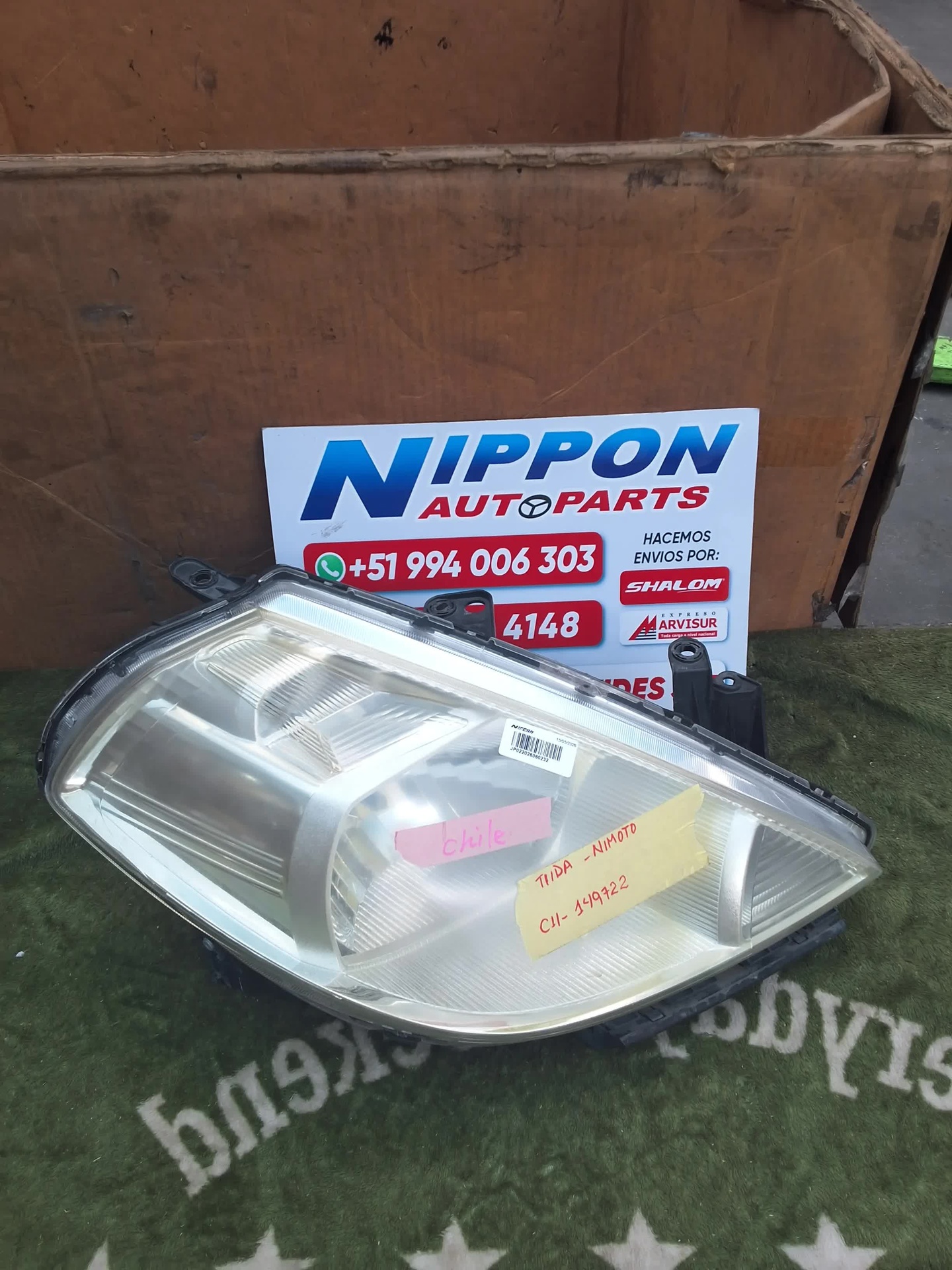 FARO DELANTERO NISSAN TIIDA 2004-2011 C11 P4278 LH