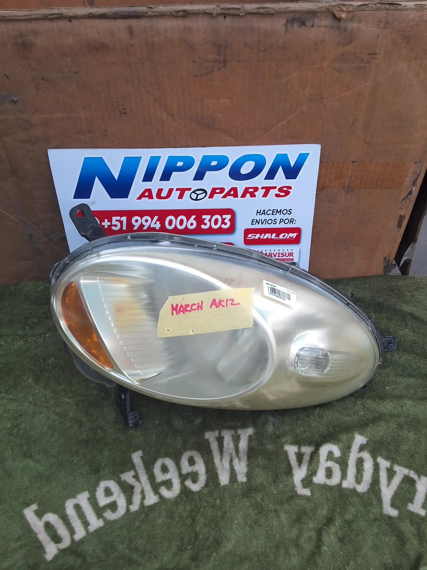 FARO DELANTERO NISSAN MARCH 2002-2010 AK12 YK12 LH 1816