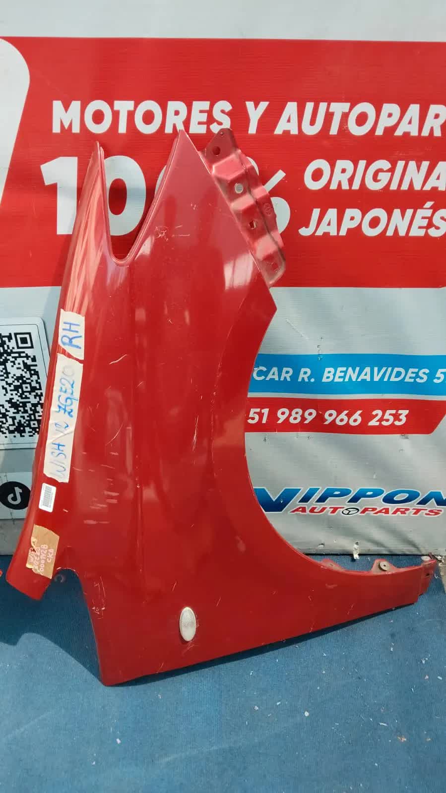 GUARDAFANGO TOYOTA WISH 2009-2017 ZGE20G ZGE22WG RH