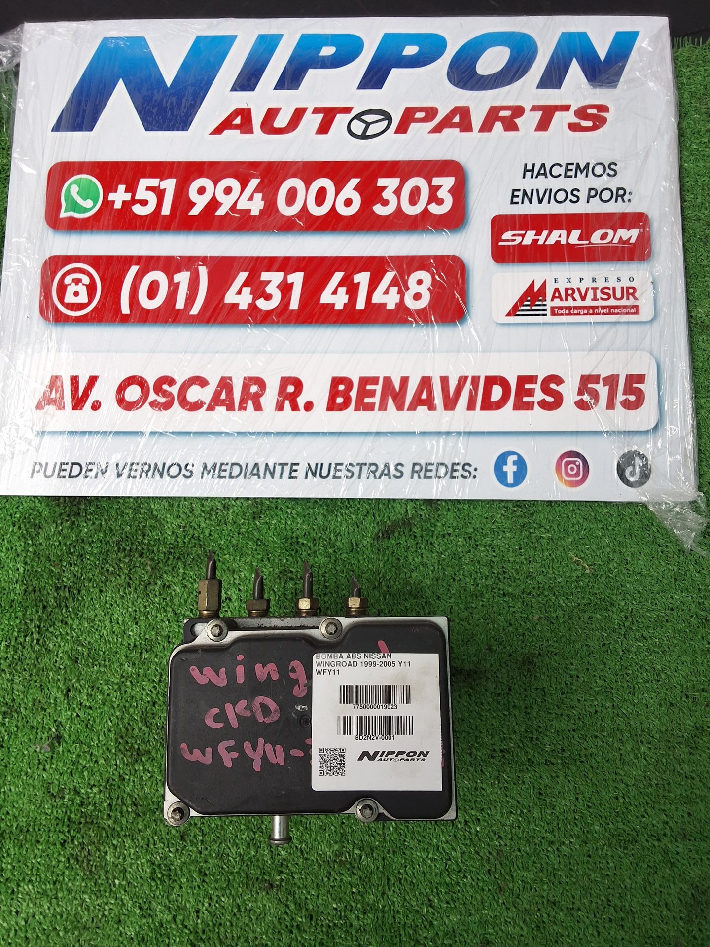 BOMBA ABS NISSAN WINGROAD 1999-2005 Y11 WFY11