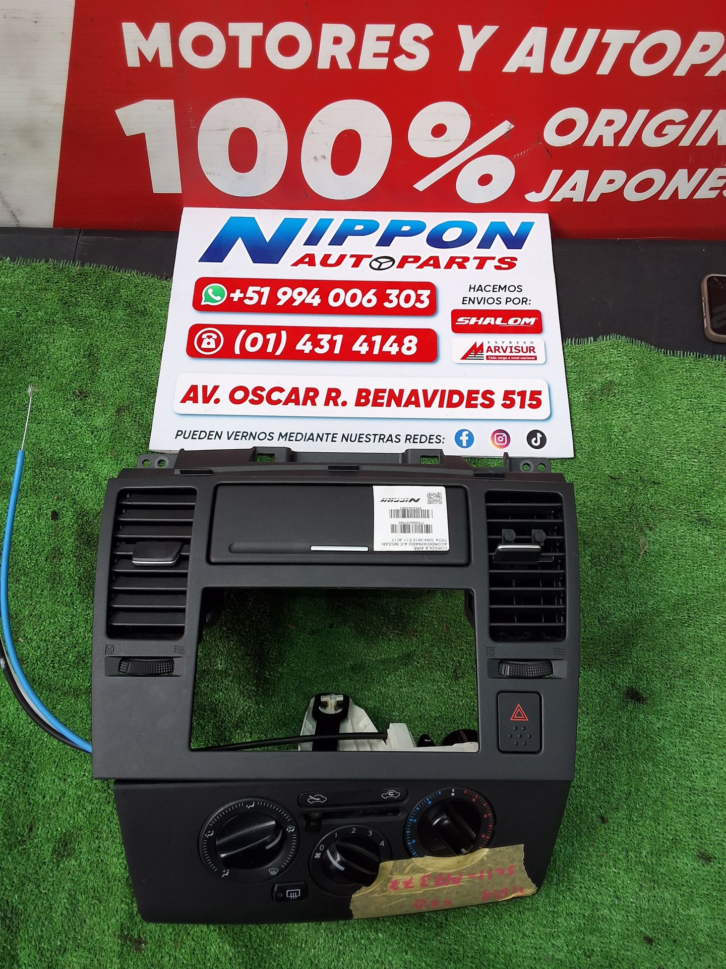 CONSOLA AIRE ACONDICIONADO A/C NISSAN TIIDA 2004-2012 C11 JC11