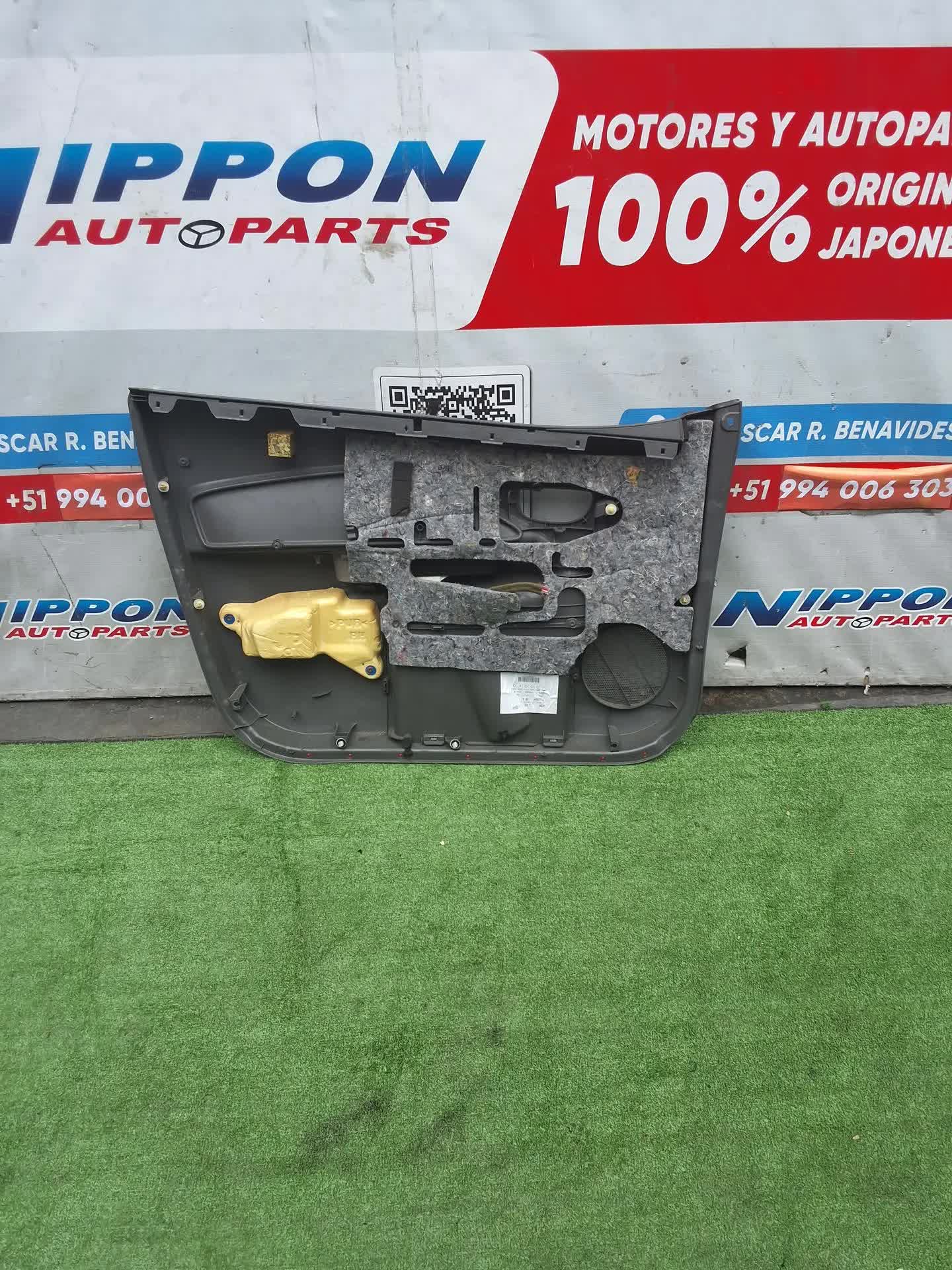 TAPIZ CUBIERTA PUERTA DELANTERA TOYOTA BELTA 2005-2012 SCP92 NCP96 KSP92 RH