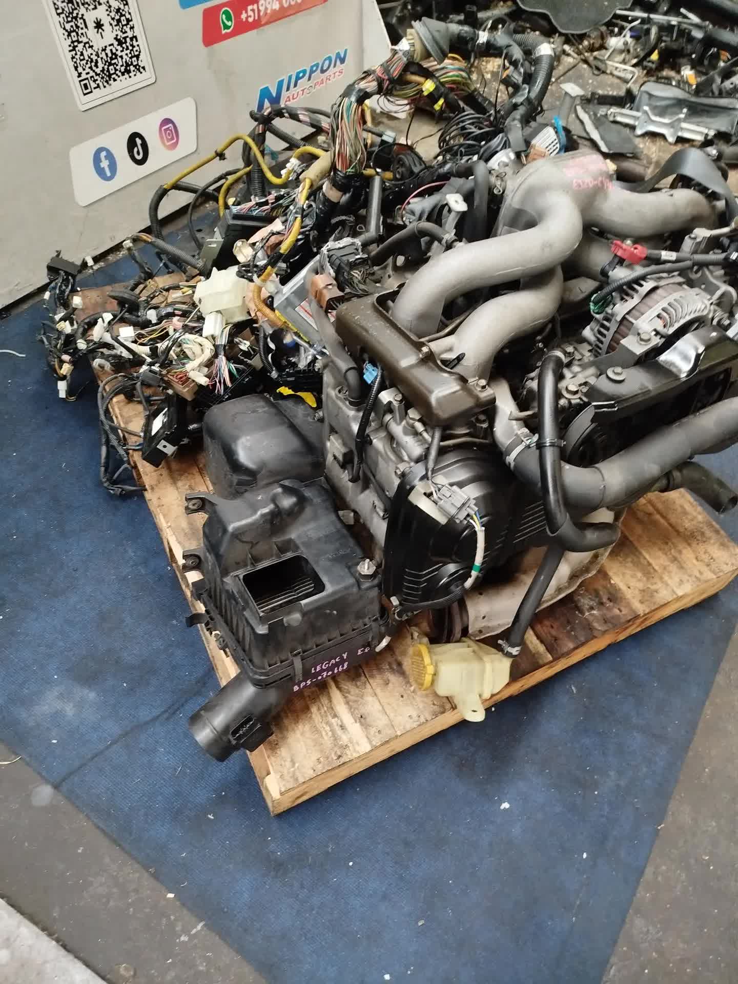 MOTOR GASOLINERO SUBARU EJ20 1994CC A/T FR 4WD RAMAL