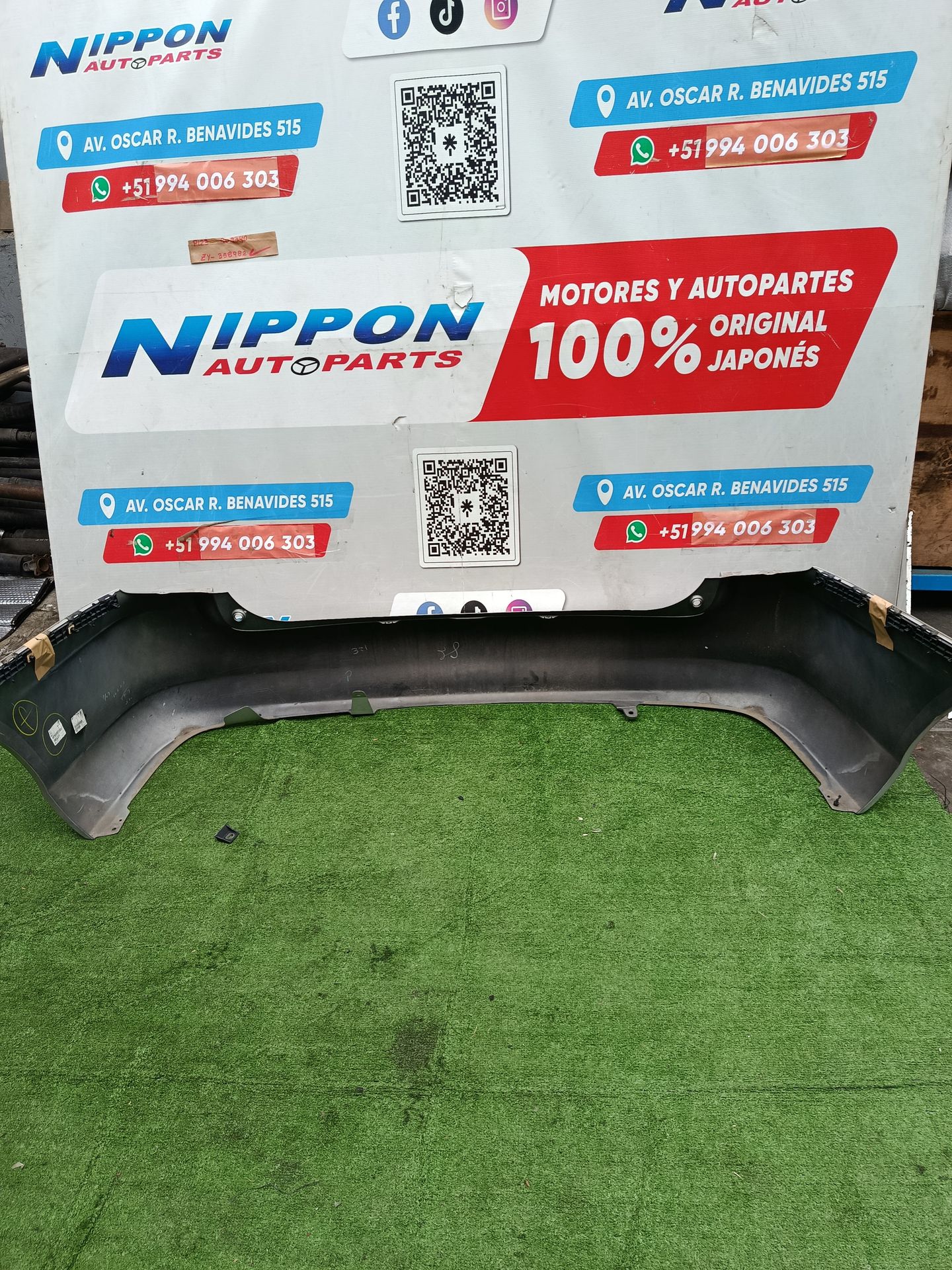 PARACHOQUE POSTERIOR TOYOTA FIELDER 2006-2012 SW NZE141G ZRE144G
