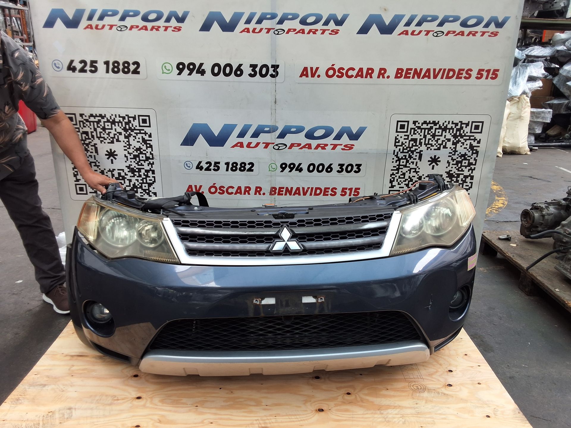 FRENTE CORTADA COMPLETA MITSUBISHI OUTLANDER 2005-2012 SUV CW4W CW6W