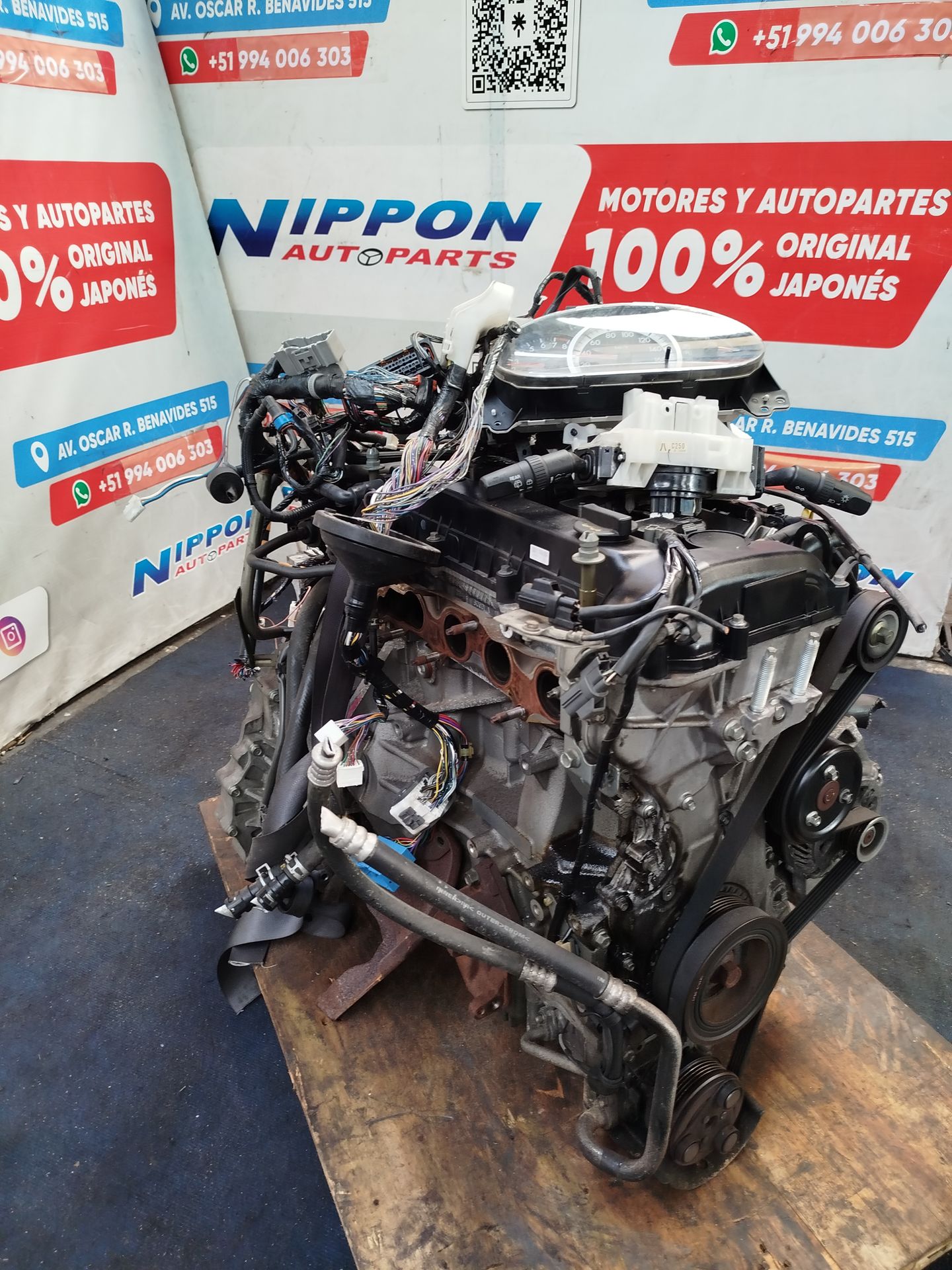 MOTOR GASOLINERO MAZDA LF 1999CC FF A/T (FN21) CABLE 1 RAMAL