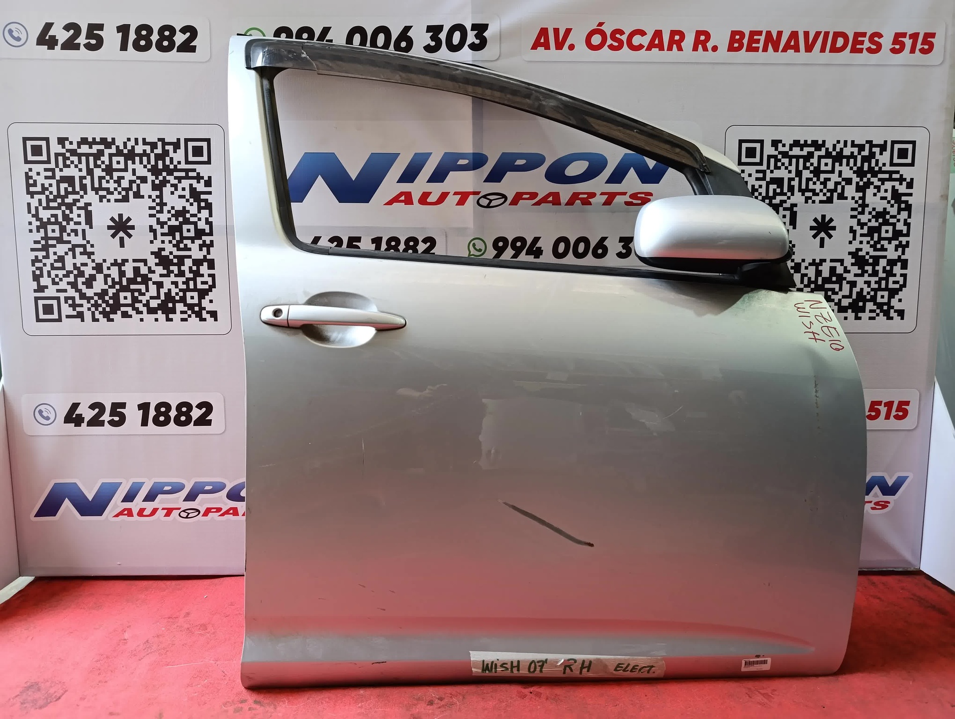 PUERTA DELANTERA TOYOTA WISH 2009-2017 ZGE20G ZGE22W RH