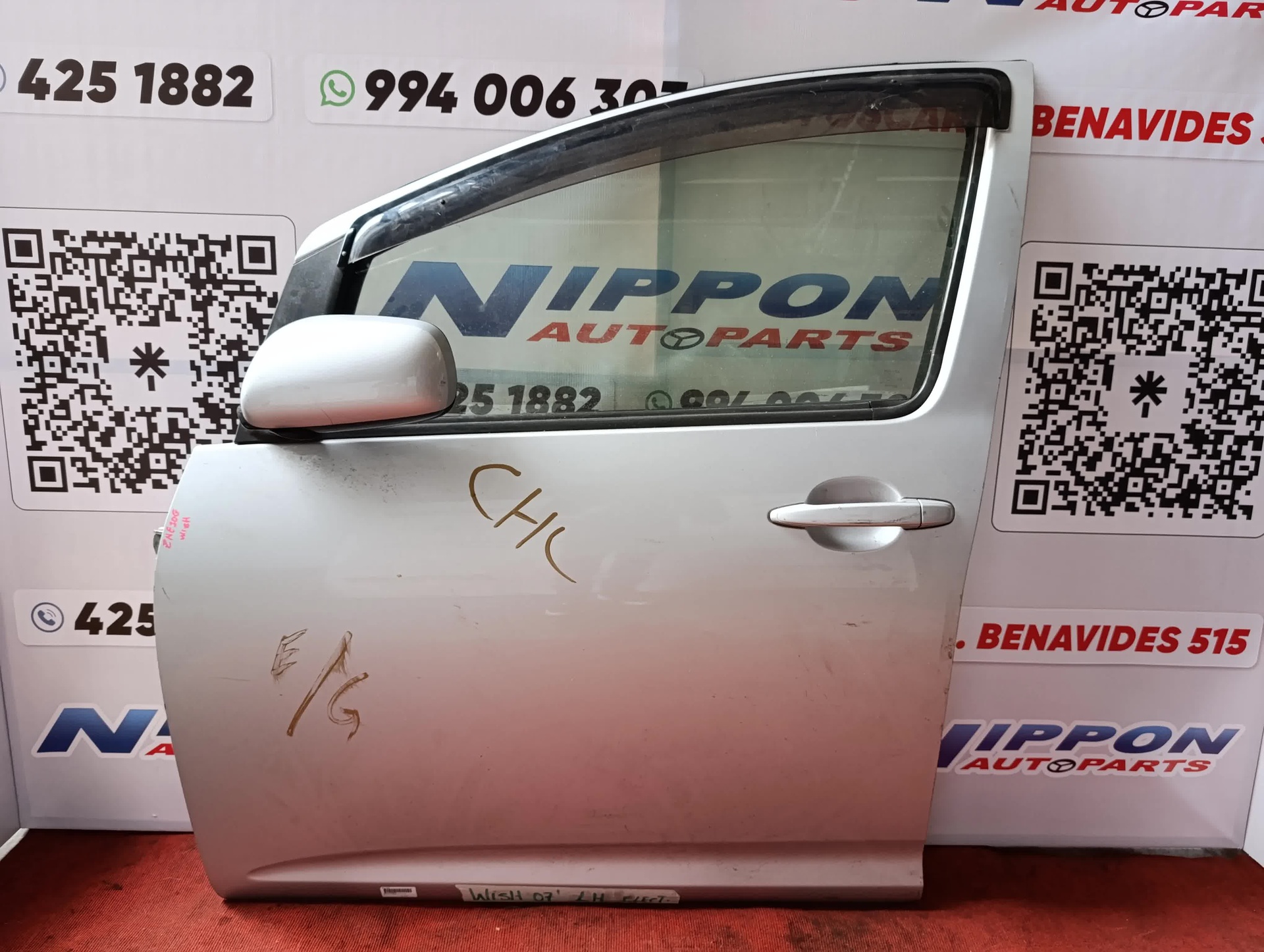 PUERTA DELANTERA TOYOTA WISH 2003-2009 ZNE10G ANE11W A/T LH